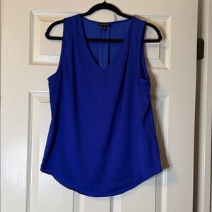 Banana Republic Royal Blue Satin Tank Top